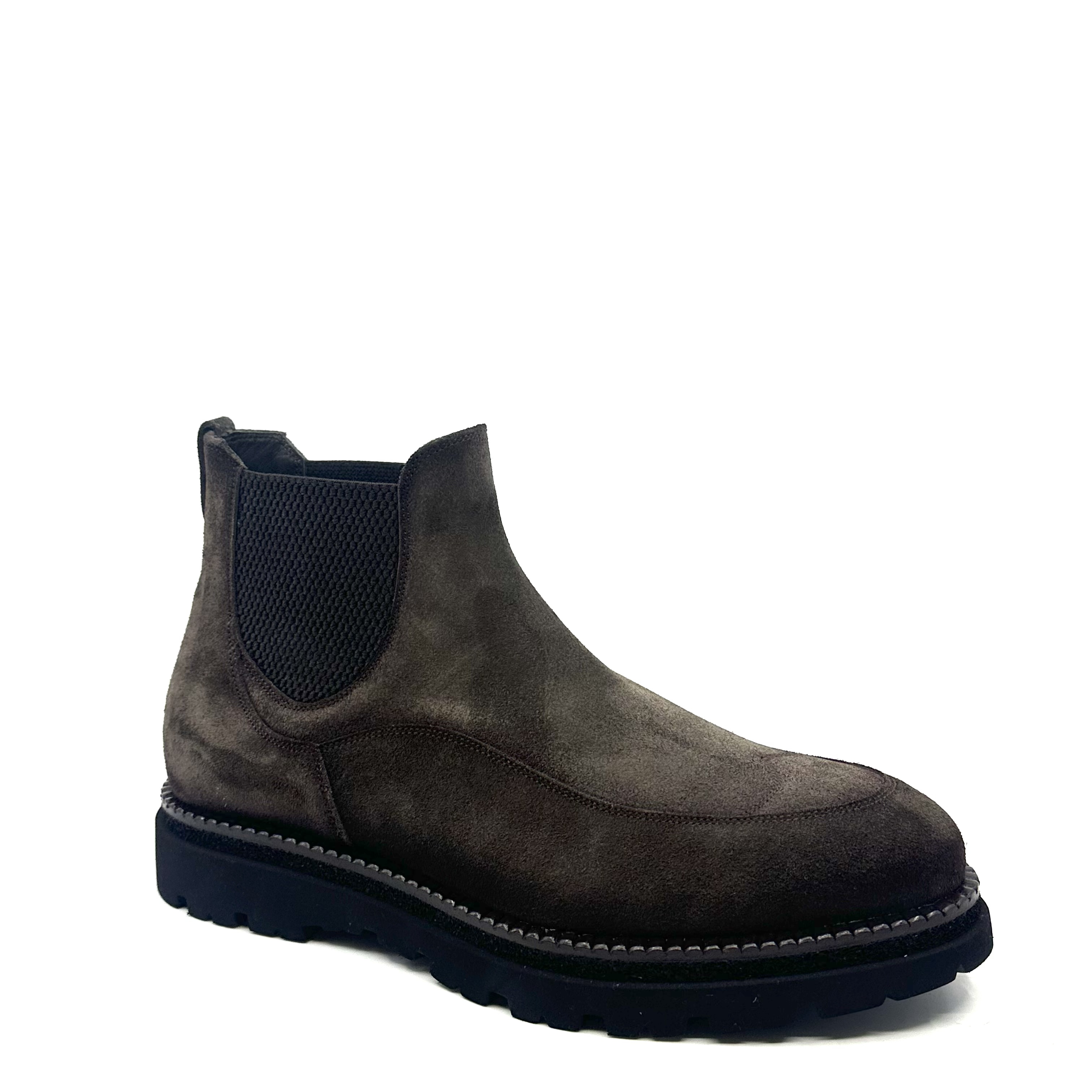 Chelsea Boots à plateau en Velours Palissandro Franceschetti
