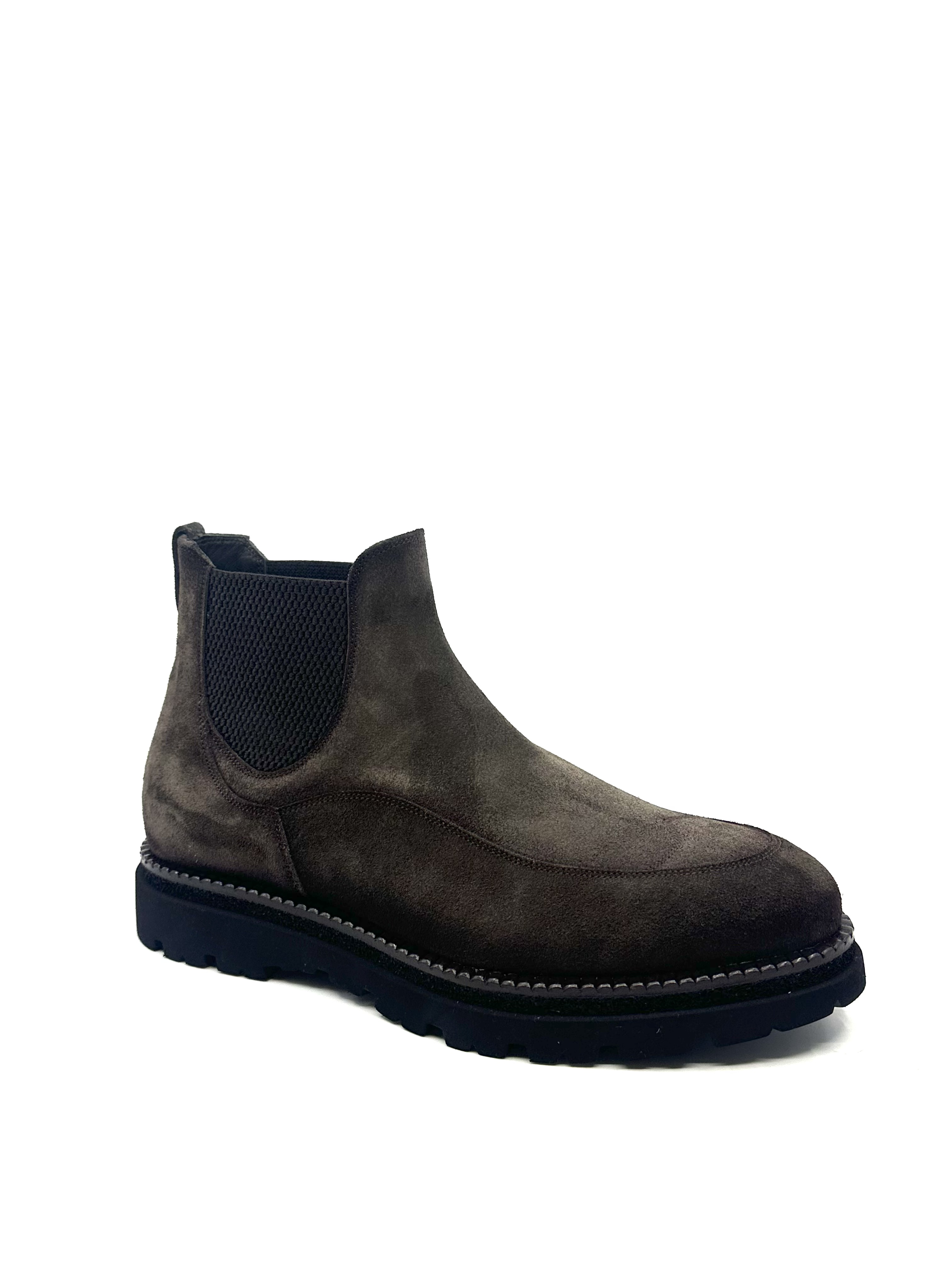 Chelsea Boots à plateau en Velours Palissandro Franceschetti
