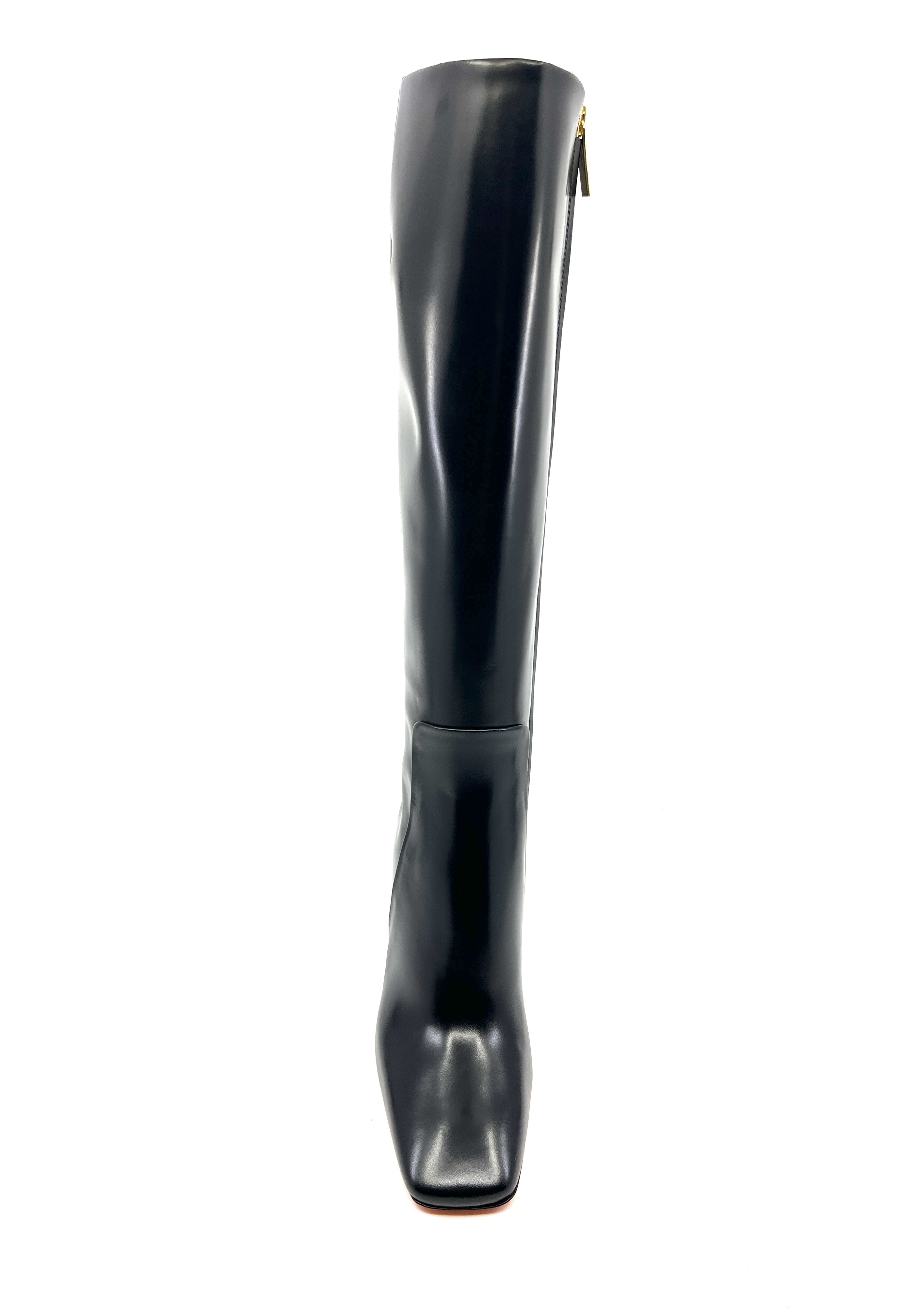 modèle botte santoni en cuir noir