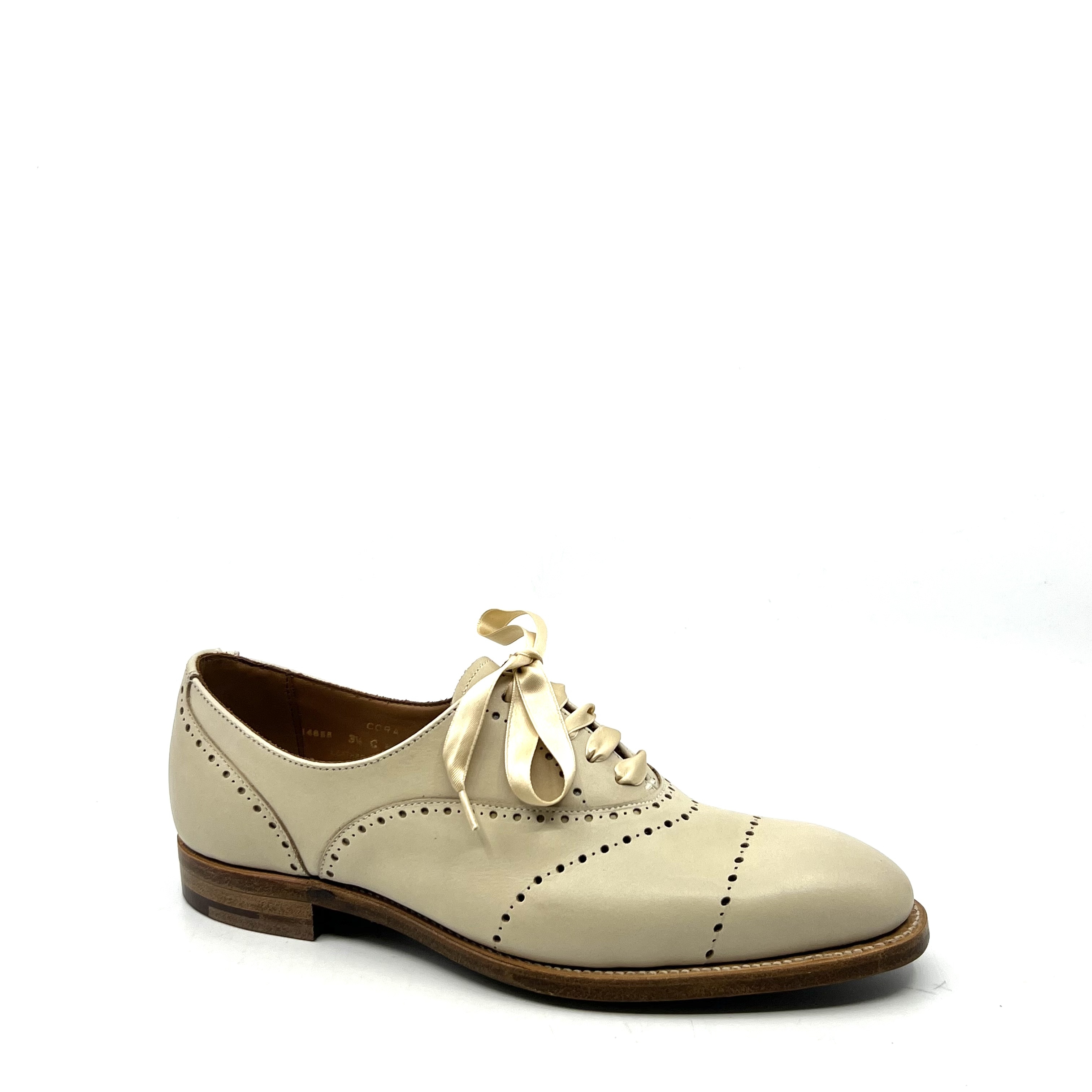 Richelieu Cora Crockett & jones en cuir ivoire