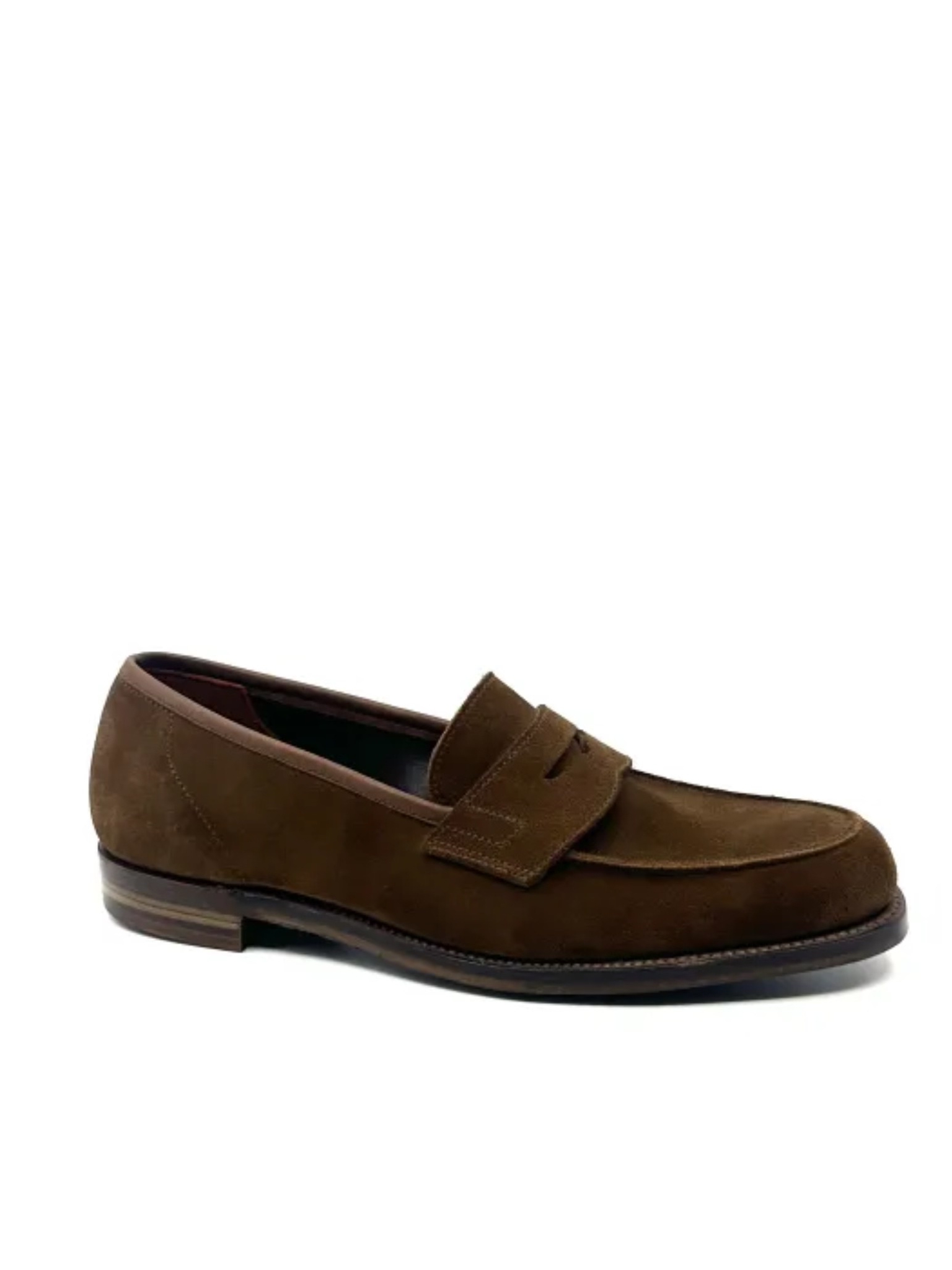 Mocassin Richemond Crockett & Jones Velours Snuff