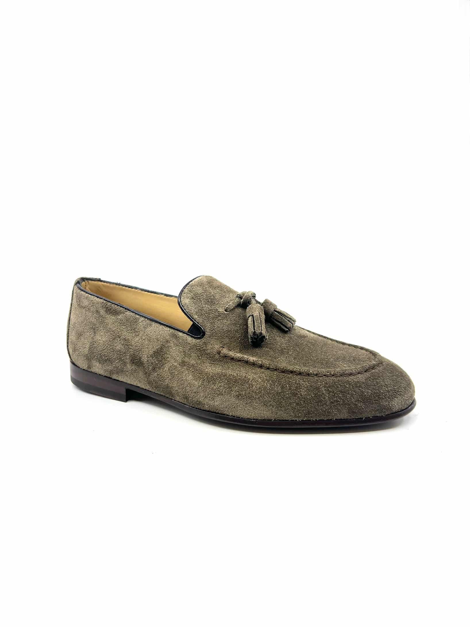 Mocassin Triver Flight à pampilles en velours focca